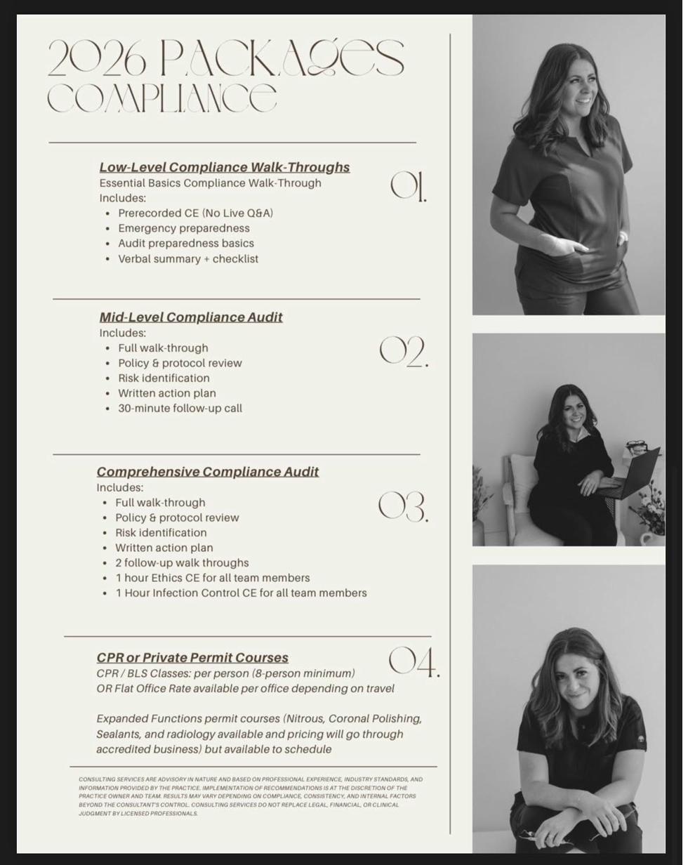 Mandy Walters RDH — OSHA Compliance Package for Dental Practices